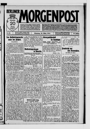 Berliner Morgenpost vom 10.03.1914