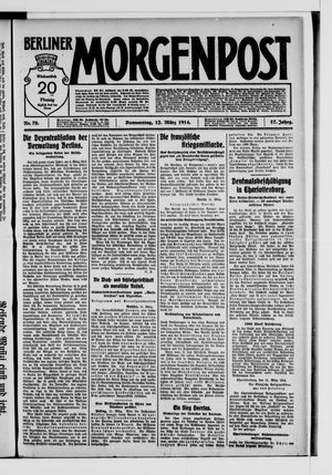 Berliner Morgenpost on Mar 12, 1914
