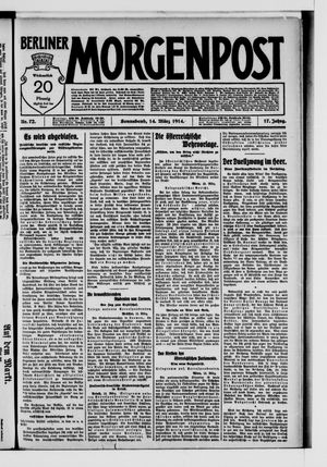 Berliner Morgenpost vom 14.03.1914