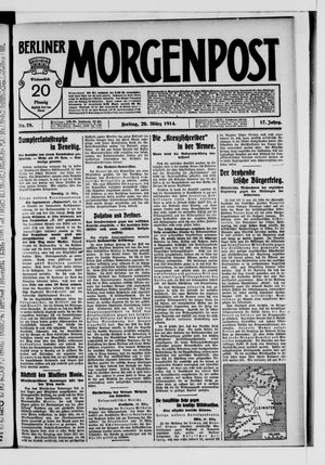 Berliner Morgenpost on Mar 20, 1914
