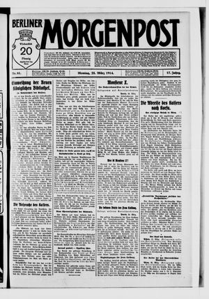 Berliner Morgenpost on Mar 23, 1914