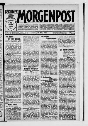 Berliner Morgenpost vom 29.03.1914
