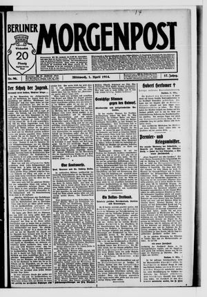 Berliner Morgenpost vom 01.04.1914