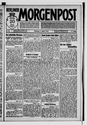 Berliner Morgenpost vom 06.04.1914
