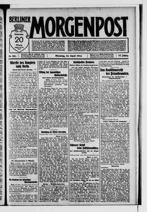 Berliner Morgenpost vom 14.04.1914