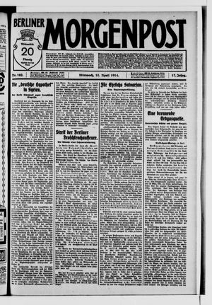 Berliner Morgenpost on Apr 15, 1914