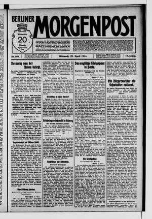 Berliner Morgenpost vom 22.04.1914