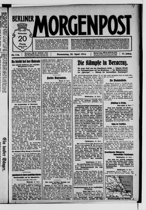 Berliner Morgenpost vom 23.04.1914