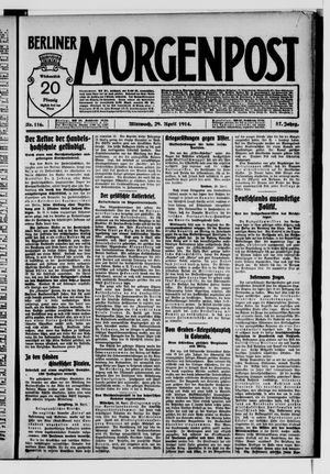 Berliner Morgenpost vom 29.04.1914