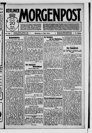Berliner Morgenpost on May 5, 1914