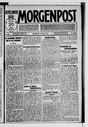 Berliner Morgenpost on May 9, 1914