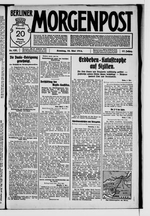 Berliner Morgenpost on May 10, 1914