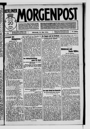 Berliner Morgenpost vom 13.05.1914