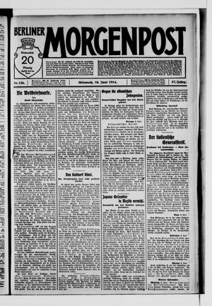 Berliner Morgenpost vom 10.06.1914