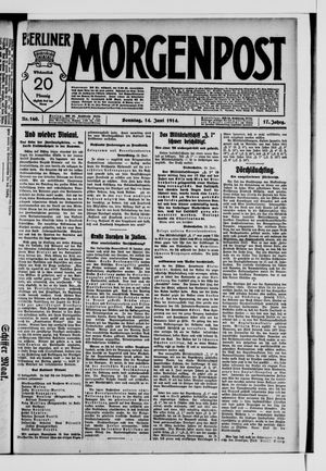 Berliner Morgenpost vom 14.06.1914
