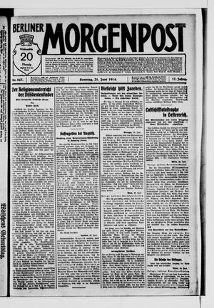 Berliner Morgenpost vom 21.06.1914