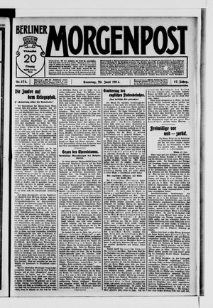 Berliner Morgenpost vom 28.06.1914