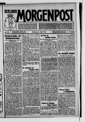 Berliner Morgenpost vom 07.07.1914