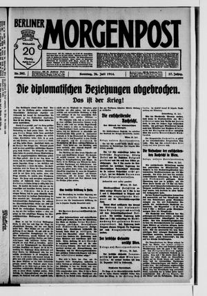 Berliner Morgenpost vom 26.07.1914