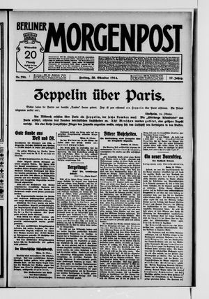 Berliner Morgenpost vom 30.10.1914