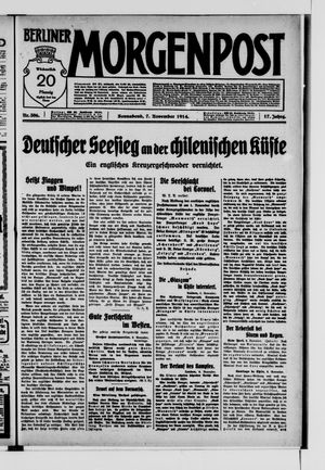 Berliner Morgenpost vom 07.11.1914