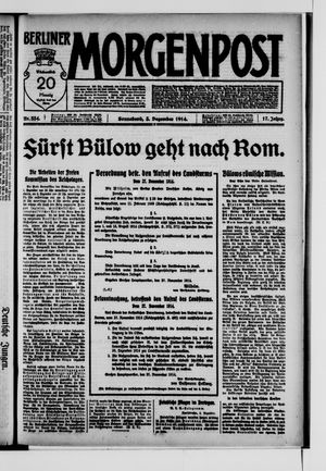 Berliner Morgenpost vom 05.12.1914