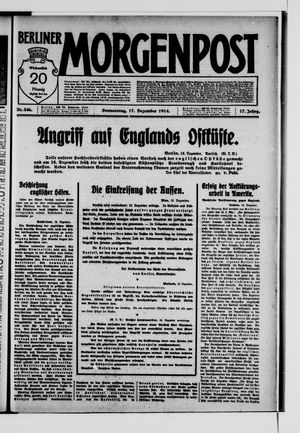 Berliner Morgenpost vom 17.12.1914