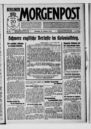 Berliner Morgenpost on Jan 10, 1915