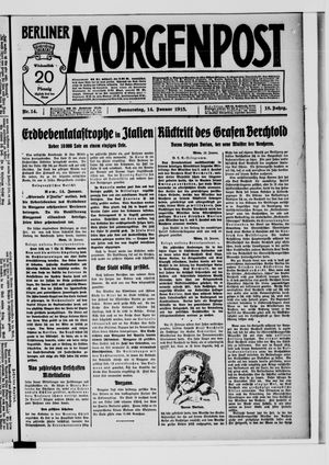 Berliner Morgenpost vom 14.01.1915