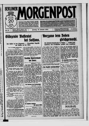 Berliner Morgenpost vom 15.01.1915