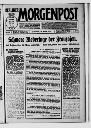Berliner Morgenpost vom 16.01.1915