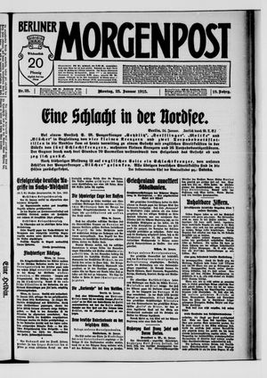 Berliner Morgenpost vom 25.01.1915