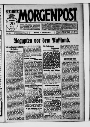 Berliner Morgenpost vom 07.02.1915