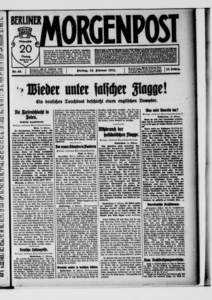 Berliner Morgenpost vom 12.02.1915