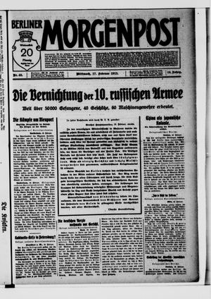 Berliner Morgenpost on Feb 17, 1915