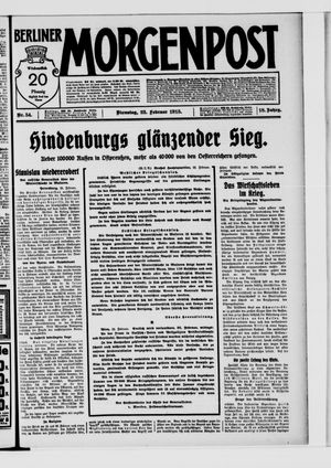 Berliner Morgenpost vom 23.02.1915