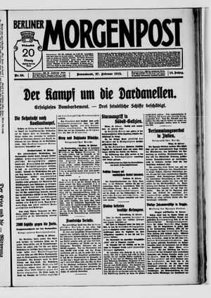Berliner Morgenpost on Feb 27, 1915