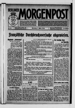 Berliner Morgenpost vom 02.03.1915