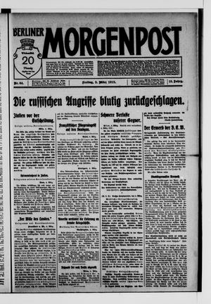 Berliner Morgenpost vom 05.03.1915