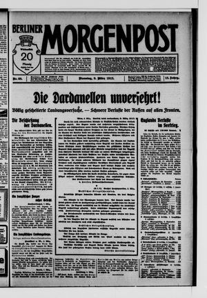 Berliner Morgenpost vom 09.03.1915