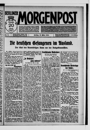 Berliner Morgenpost vom 12.03.1915