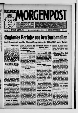 Berliner Morgenpost vom 13.03.1915