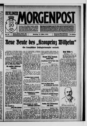 Berliner Morgenpost on Mar 14, 1915