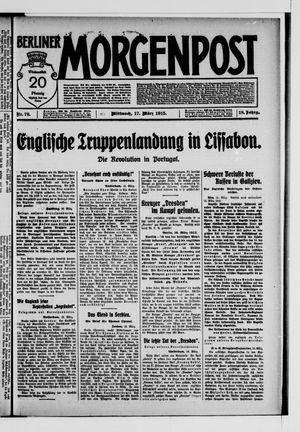 Berliner Morgenpost vom 17.03.1915