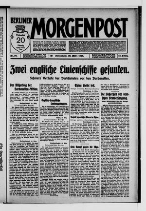 Berliner Morgenpost vom 20.03.1915