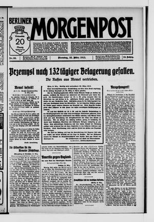 Berliner Morgenpost on Mar 23, 1915