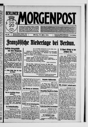 Berliner Morgenpost vom 29.03.1915