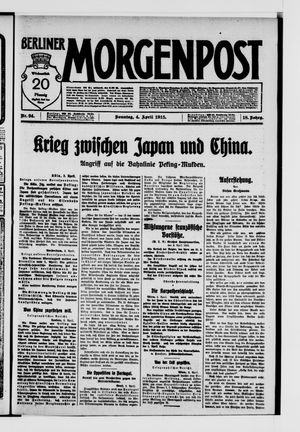 Berliner Morgenpost vom 04.04.1915