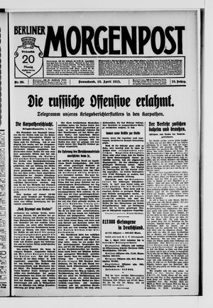 Berliner Morgenpost vom 10.04.1915