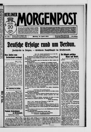 Berliner Morgenpost vom 12.04.1915